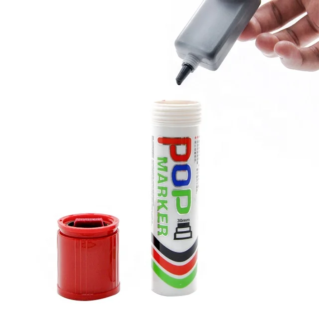 SA06, 20 мм, большие черные маркеры для рисования на водной основе