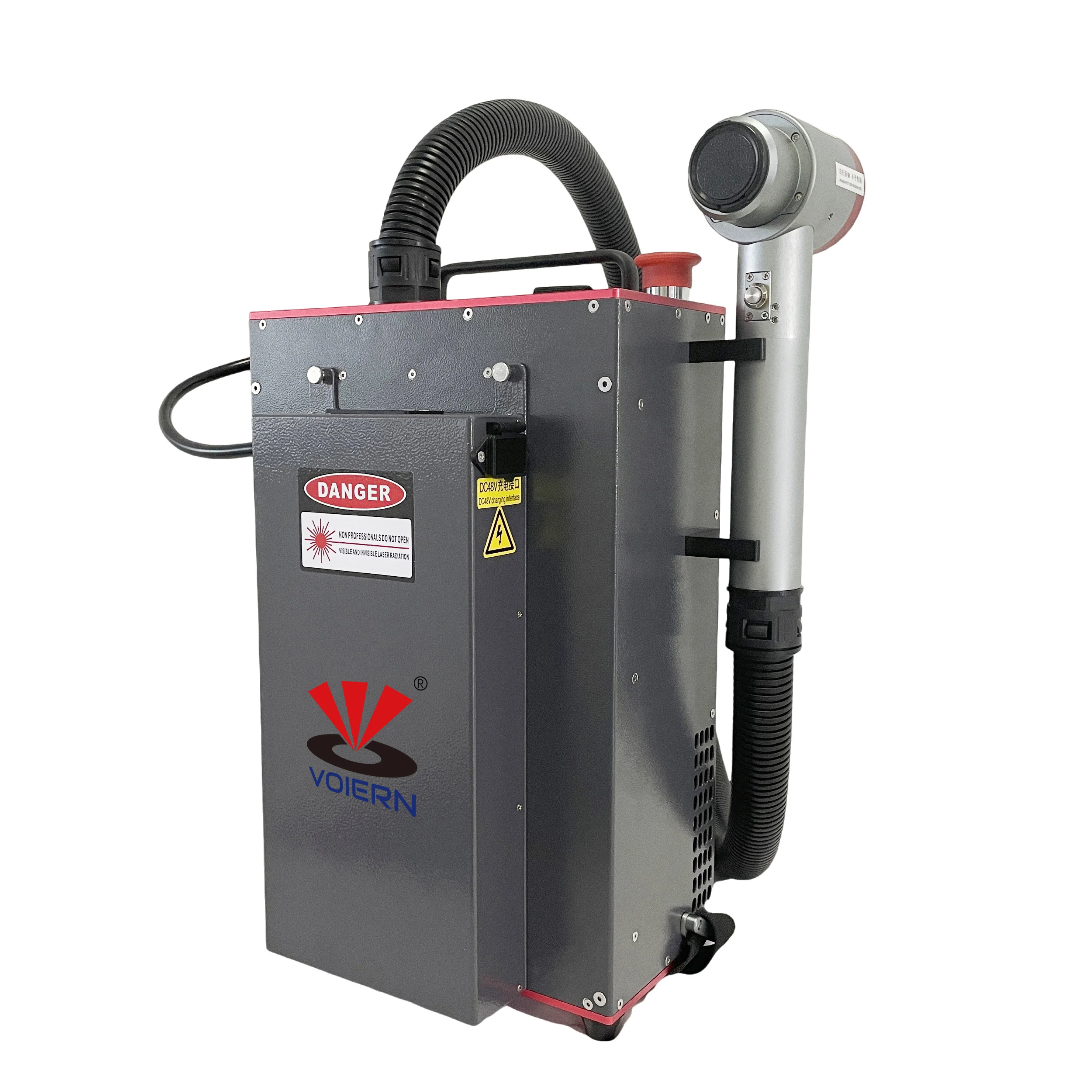 VOIERN  100W 200W pulse laser  cleaning machine backpack pulse laser cleaning machine
