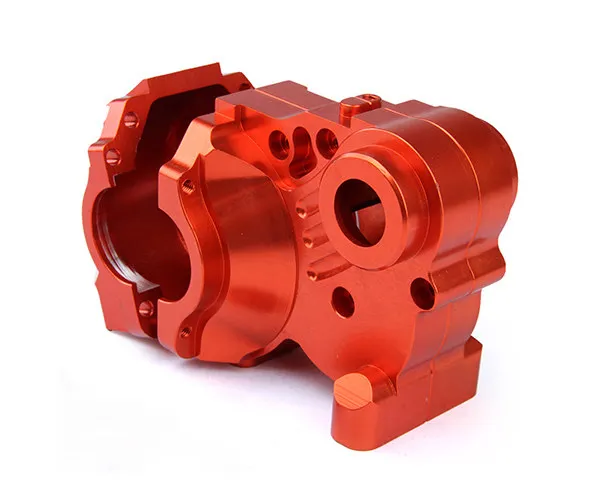 OEM Metal CNC Machining Service Red Anodized Custom Milling Service