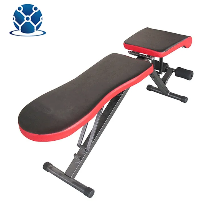 Home Gym  Workout Adjustable Flat Exercise Foldable Fitness Sit Up Dumbbell Weight Benches