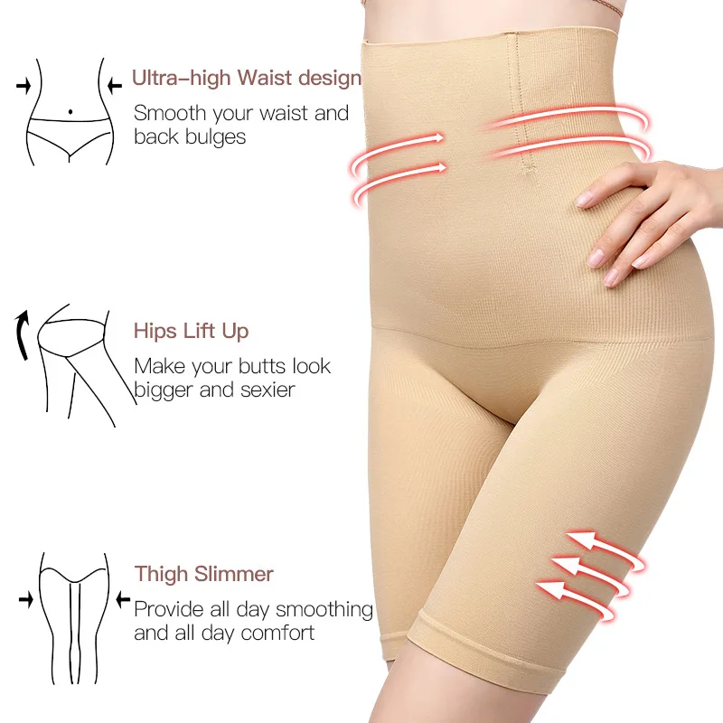 Butt Lift shaper Tummy Control slimming underwear Body shaper Waist Trainer Panties High Waist Compression Shapewear For Women