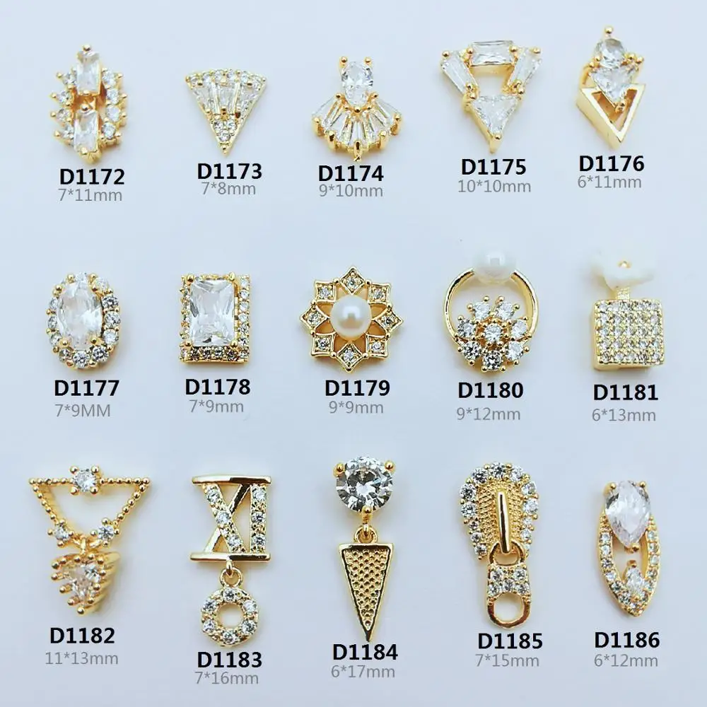 Nail Art Jewelry Alloy Zircon Diamond Nail Art Zircon Charms
