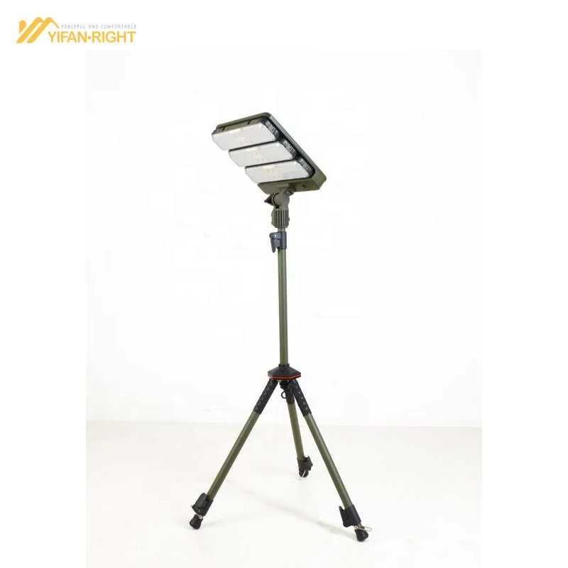 High lumen garden work light  Waterproof Solar LED   Tripod camping lights