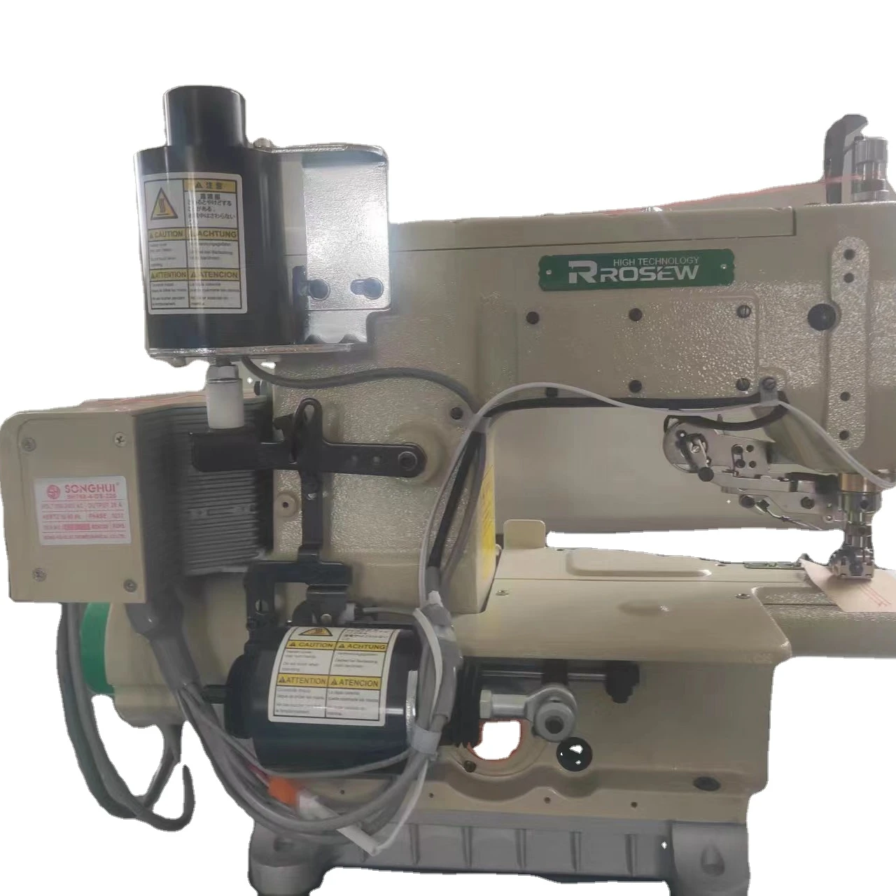 Hot Sale Computerized Direct-drive Small Cylinder-bed Interlock Sewing Machine With Electric Trimmer Thread Wripper