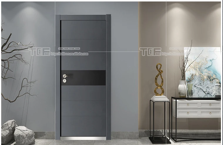 UV Proof Painting Design Exterior Commercial Steel Doors Surface Luxury European Security Doors Swing Graphic Design Finished