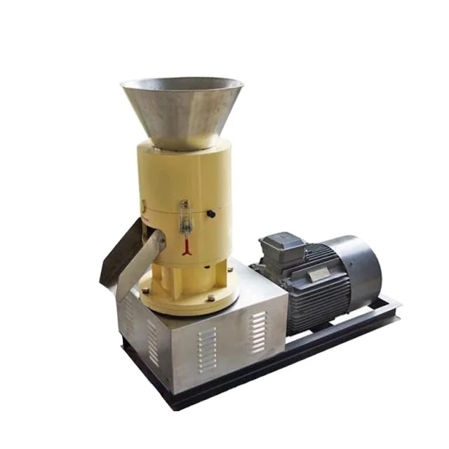 High Capacity Mini Chicken Cattle Feed Pellet Mill Plant Small Animal Feed Pelletizer with Flat Die Home Use Factory Cheap Price
