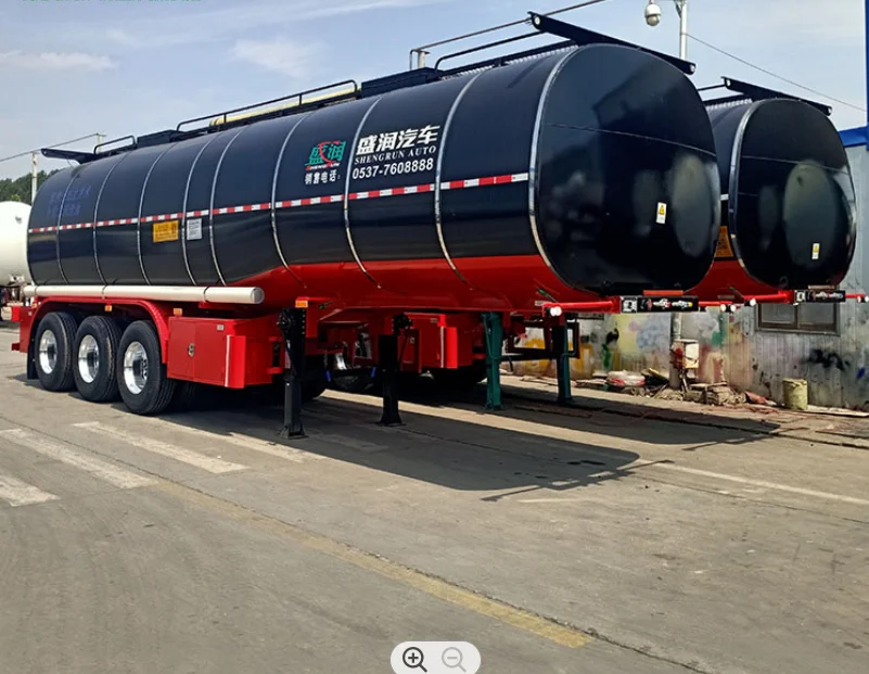 Tri-Axle Tanker Emulsified Liquid Bitumen Tank Semi Trailer