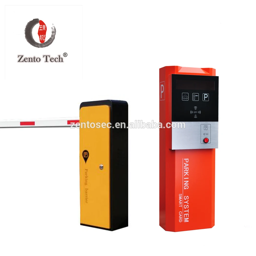 Zento Smart Car Park Barcode Ticket Dispenser & Rfid Card Paid Parking Equipment with Parking System Software