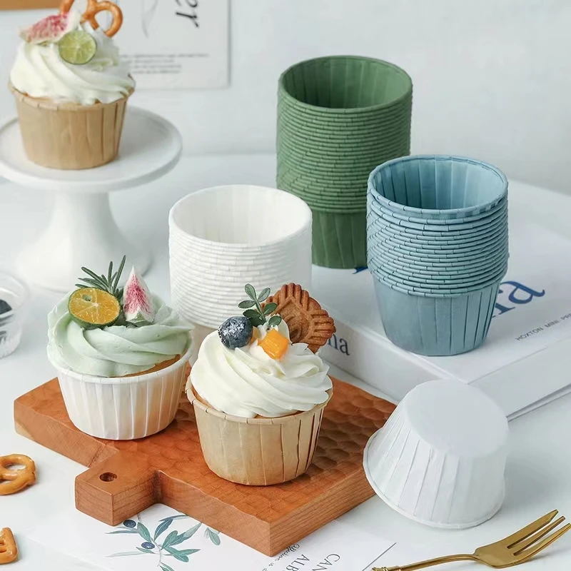 custom 1.5 2 3 oz small middle size Foil Cupcake disposable muffin liner baking cup cake paper Pan Pudding part Cups