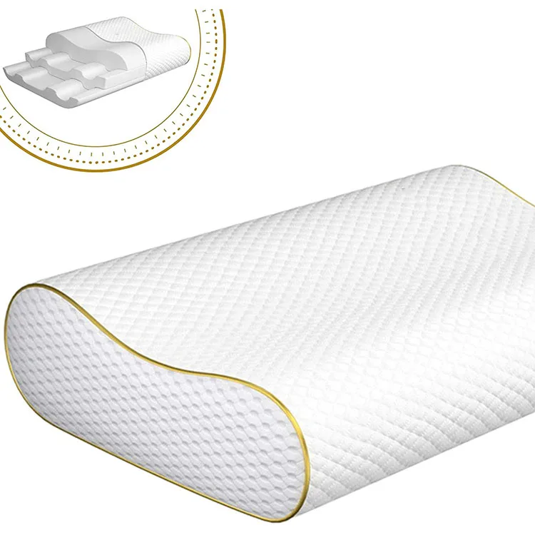3 in 1 Ergonomic Pillow Cervical Support Pillow for Back Sleepers and Stomach Sleep