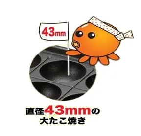 Convenient Easy Clean Up Non-stick Coating Table Grill with Two Plates Ready Flat and Takoyaki