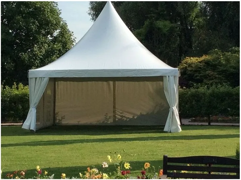 Large aluminum tenda 6x6 white wedding marquee camping gazebo tent