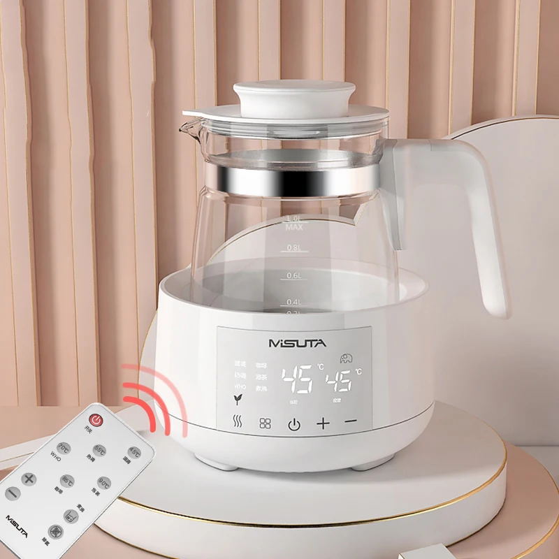 
Customized LCD Multi-Function Milk Kettle With Remote Controller Electric Bottle Constant Temperature Milk Regulator for Baby 