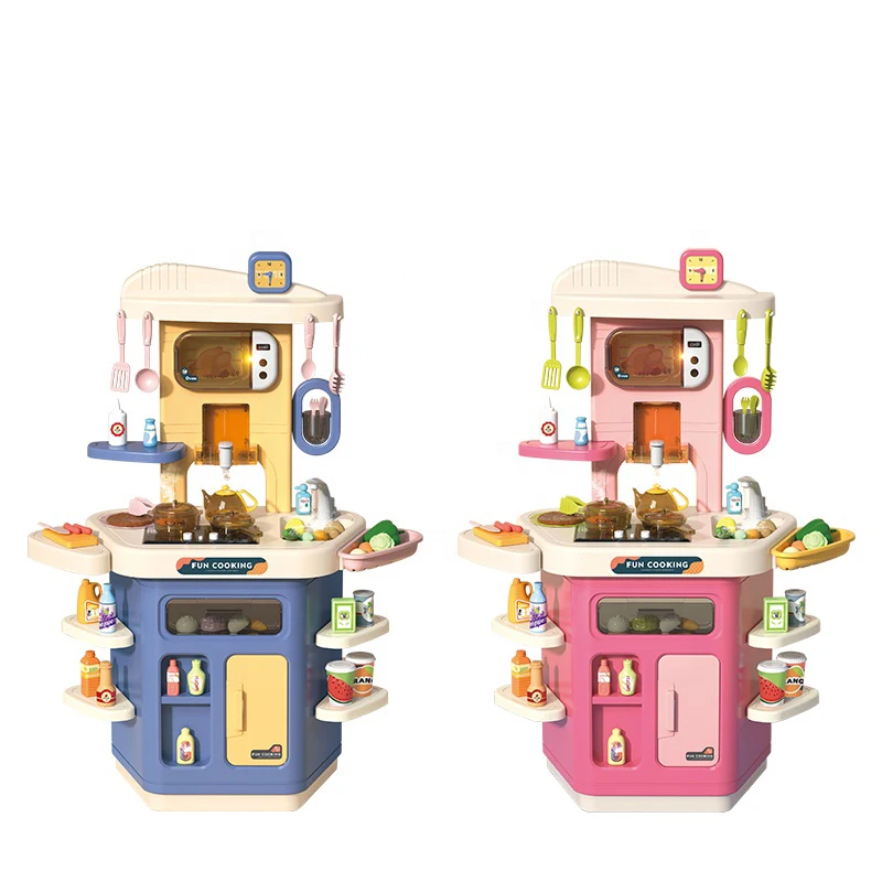 Hot Sale Kitchen Tools Toy Pretend Play Food Sets Kids Happy Cooking Toys For Girls