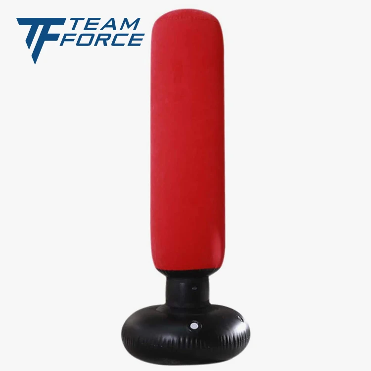 New protective flocking inflatable boxing column Professional Free Standing Punch Exercise Kick Boxing Punching Bag