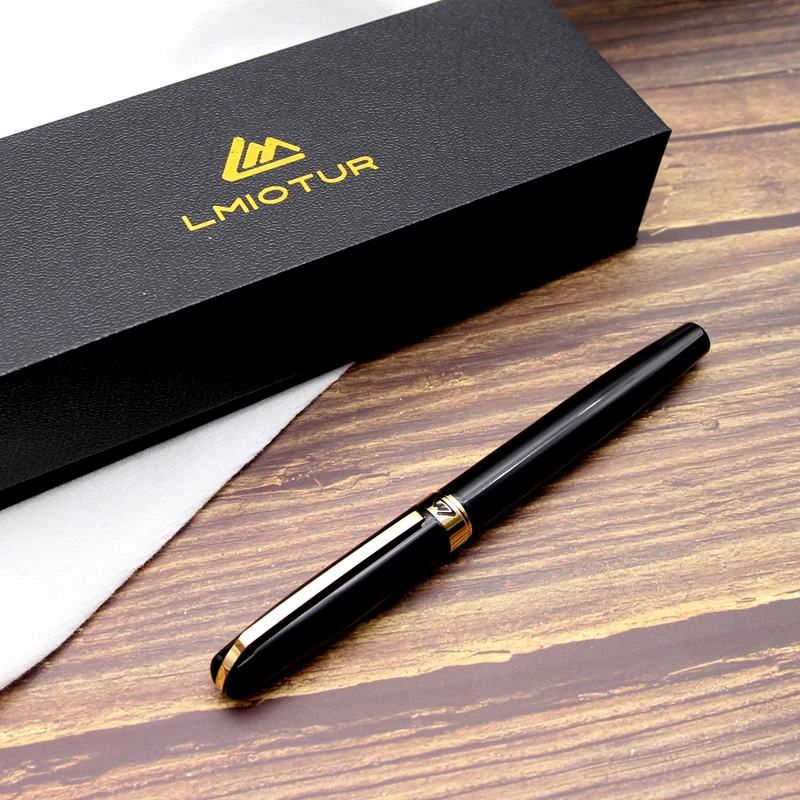 
Lmiotur New Luxury High Quality Gift Set with OEM Logo Writing Instruments Metal Roller Pen 