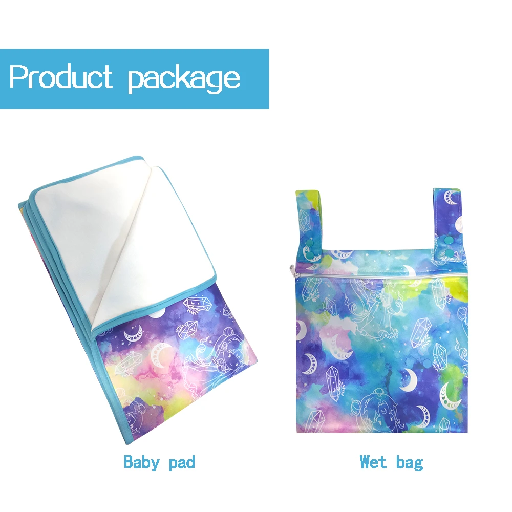 
Factory wholesale custom bamboo washable waterproof diaper changing pad 