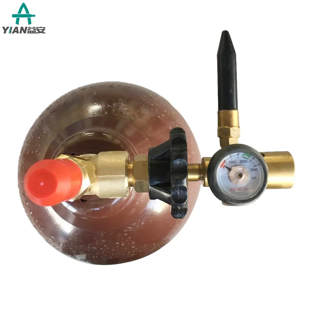 Hot Sale 2020 40L High Pressure Tank  150Bar  99.999% Industrial Gas Helium Gas Cylinder