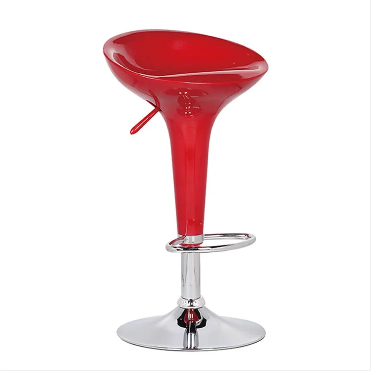 Wholesale ABS Leather Bar Stool Modern Nightclub Chair for bar table (1600486209668)