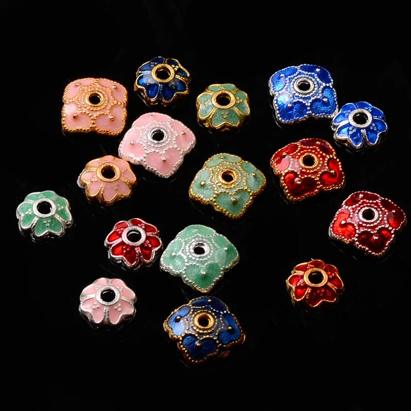 Dripping oil four color alloy fittings ancient style bride jewelry wholesale jewelry accessories