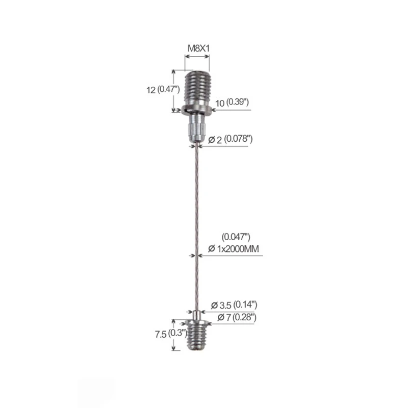 Lighting Pendant Hanging cable system Kit for Bar Light Linear Channel