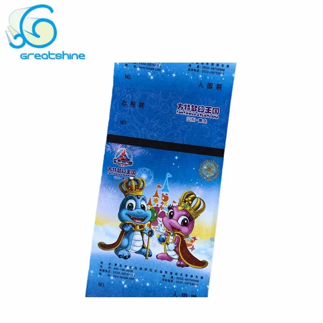 Custom High Quality Waterproof Lottery Tickets