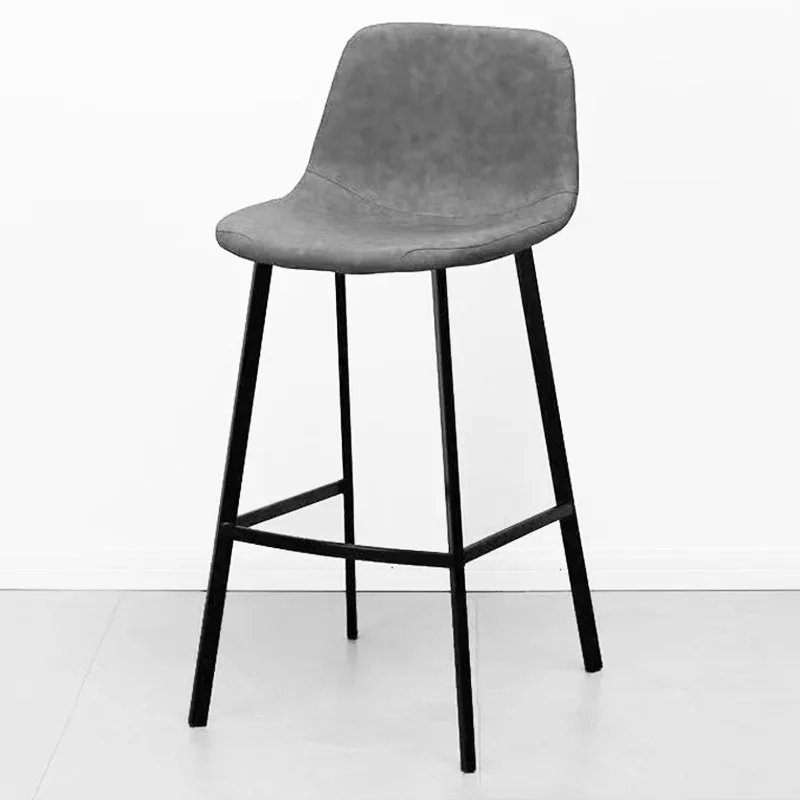 Chair Bar Counter Wholesale French Tall Table Restaurant Furniture Iron Luxury High Modern Black Metal Stool Chair Bar