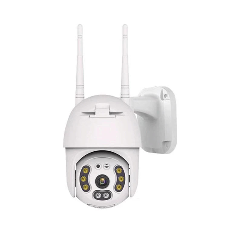 Jianvision auto tracking hd clear audio talking with mobile ip siren light 4 leds 360 eyes two way wireless ip camera ptz mini