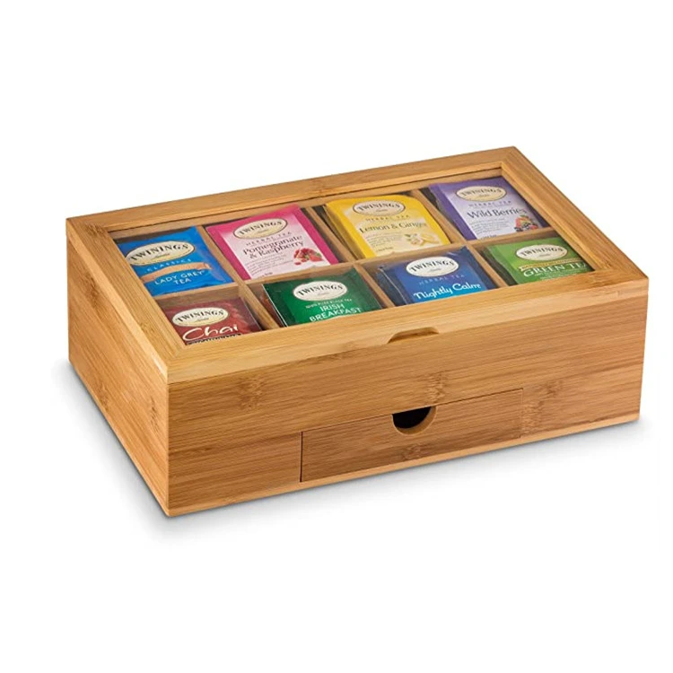 
Environmental protection household gift tasteless fashion tea box bamboo 