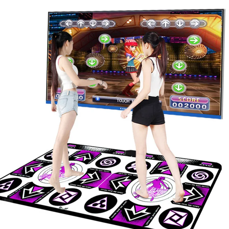 
HD wireless double TV PC dual-use motion-sensing game dance mat 