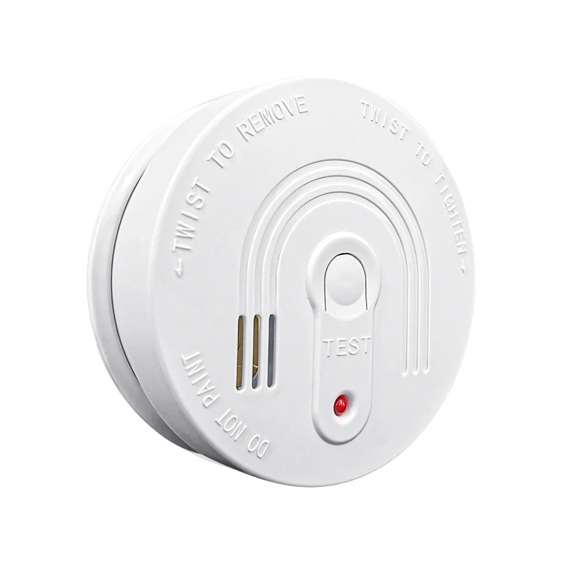 OEM ODM Factory Hotel ABS Smoke Leak Sensor 85Db Standalone Photoelectric Wireless Fire Smoke Detector Alarm