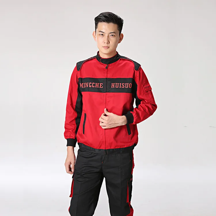 Men And Woman Safety Suits Jacket Overall Workwear Dungarees Uniform Auto Repair Clothing