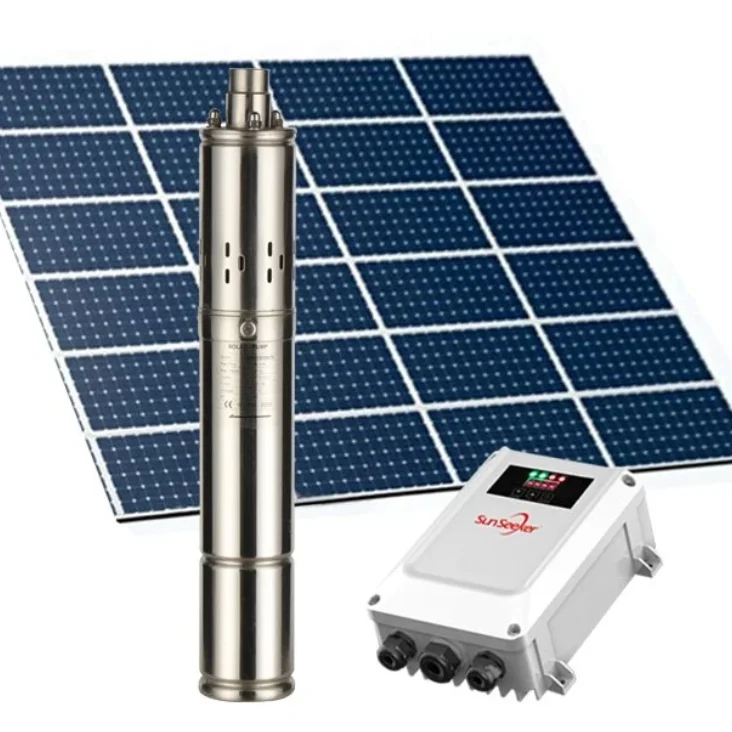 High Pressure Submersible Solar Water Pump System DC Irrigation Well Pump for Home Factory Made of Durable Aluminum