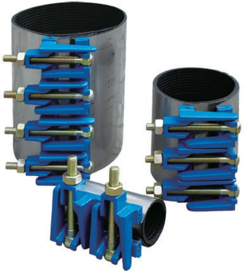 Pipe Repair Clamps - Ductile Iron Jaw + Stainless Steel Band pipe leak repair clamp