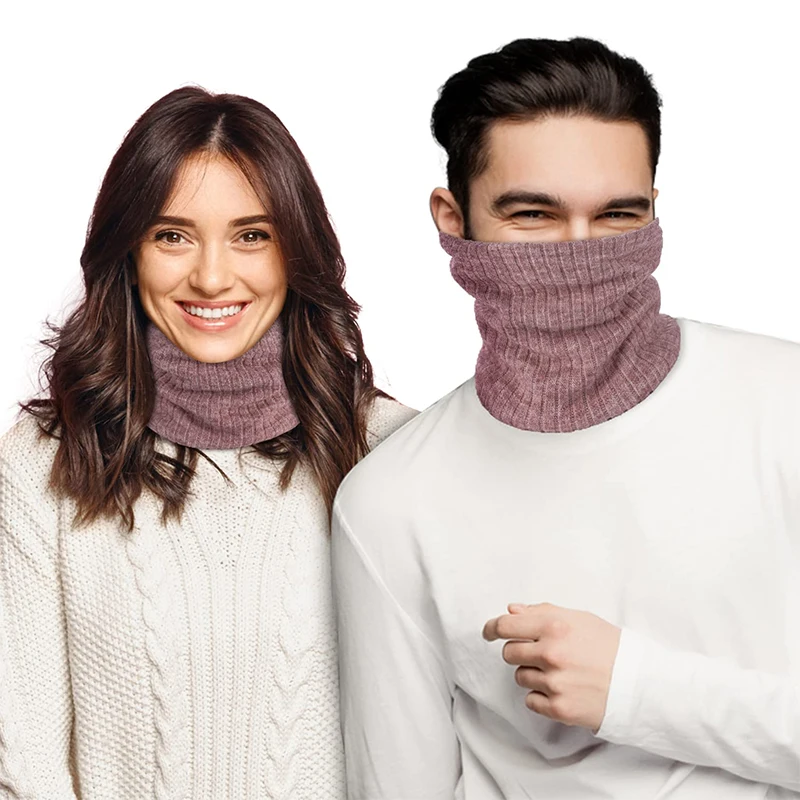 Fashion Wholesale Woolen Loop Infinity Knit  Round Neck casual Unisex Men Women Scarf Winter
