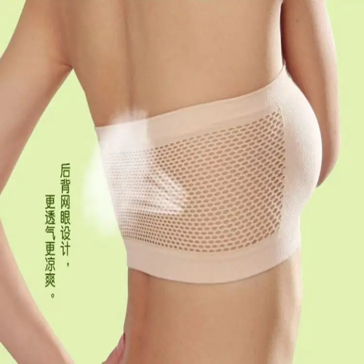 Factory Outlet Sexy Invisible Bra Banquet Strapless Soutien Gorge Tube Bra Seamless Bra For Women Backless Bralette