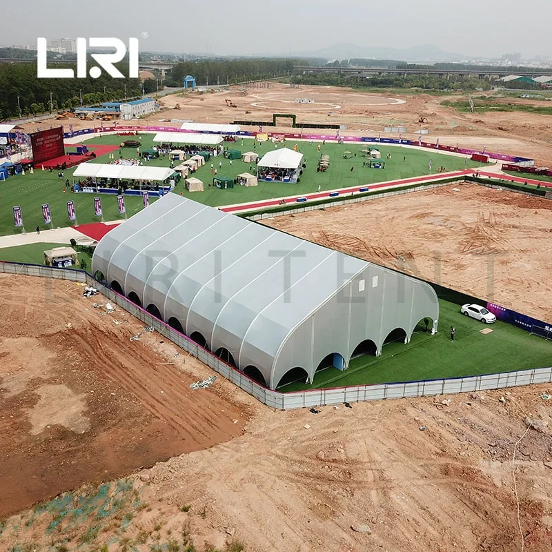 Custom Curve Indoor Football Field Tents for Sports Events Outdoor