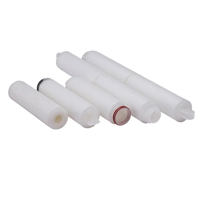 Chemicals industry 20 inch Polyethersulfone Filter Cartridges 0.1 um PES Filters For Oil system filtration