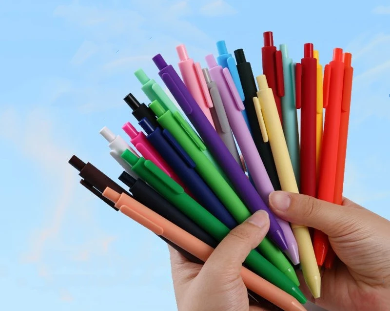 Fine Tech Ball Pen Clickable WHolesale 0.5mm Ball Point Pens With Laser Pointer