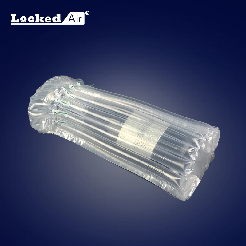 Locked air custom hot selling shockproof cushion air column bag wine bottle protector air bag