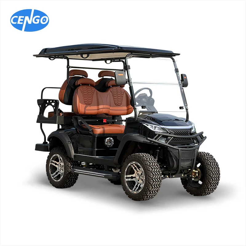 CENGO 4 Person Electric Golf Cart Club Car Golf Buggy Club Golf Cart Buggy for Club car