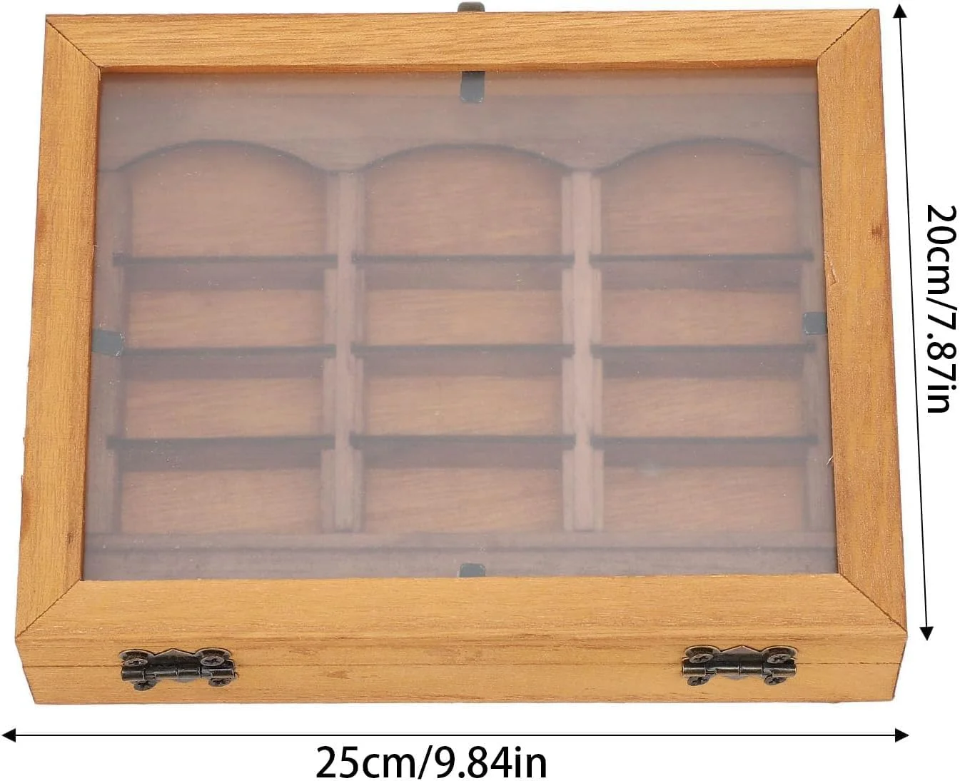 Lovely Miniature Bookshelf for Book Lovers Engraved Pine Display Case Cabinet with Love Style Gift Holder and Match Wood Boxes