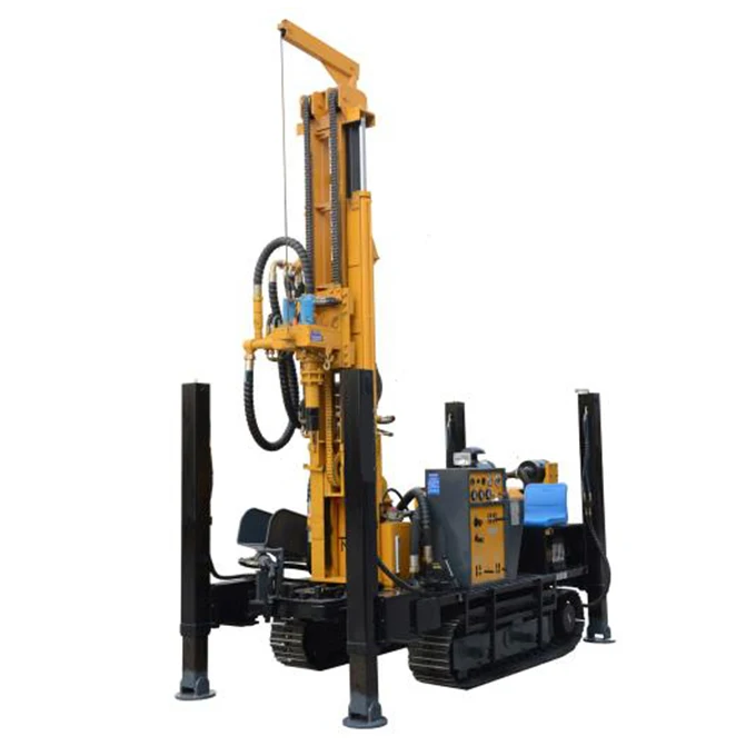 200m hydraulic water well drilling rig JL200 portable crawler deep water well drilling rig