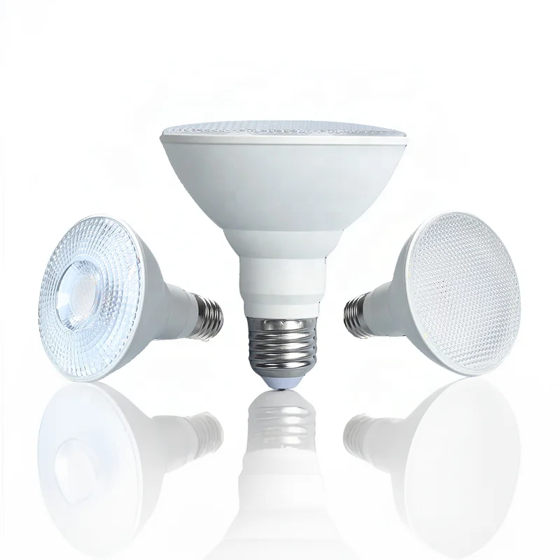 E27/E26 LED BR30 Flood Light Bulbs 9w 12w 18w PBT+PC Par 20 30 38 LED Luminaria Lamps wholesale with radar motion sensor bulbs