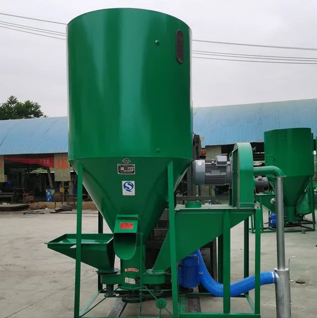 Diesel grass  straw animals feeds animal grain corn maize for sale rice husk grinder hammer mill feed mixer crusher