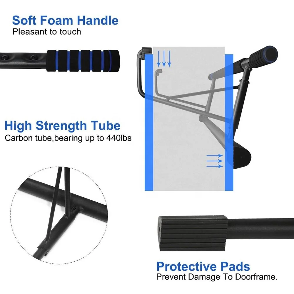 Door Gym Pull Up Bar Door Way Pull Ups Chin Up Bar Fitness Equipment