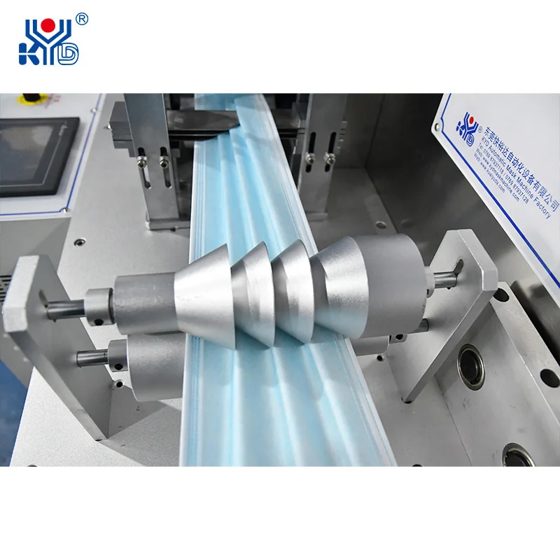 Automatic Surgical Medical Inner Ear Loop Face Mask Making Machine with Turnover Function