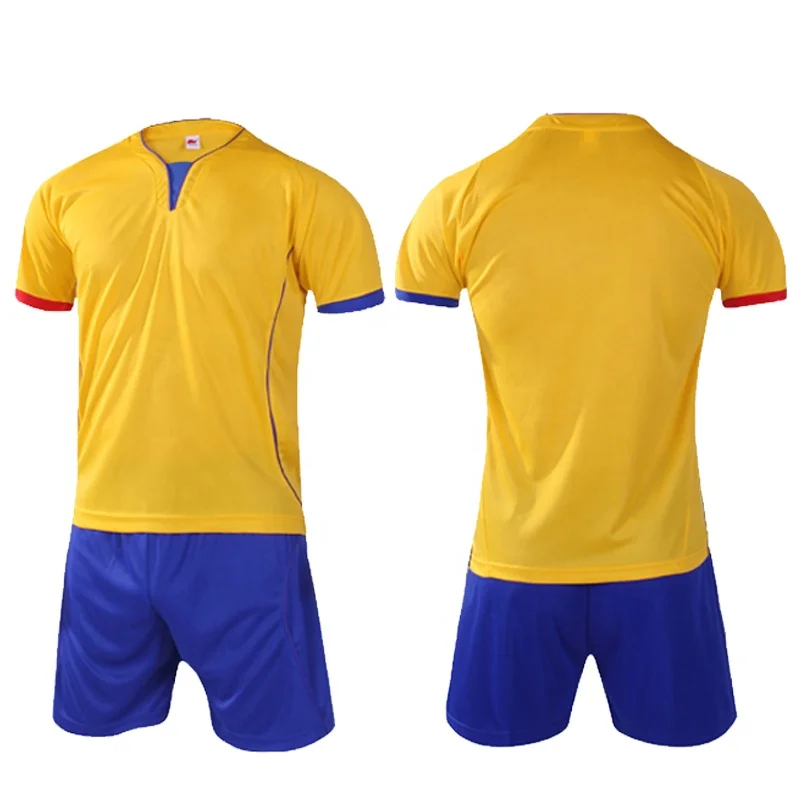 Wholesale Professional Custom shortSleeve Club Team Soccer Shirt Uniform Set Sport Shirt Football Jersey