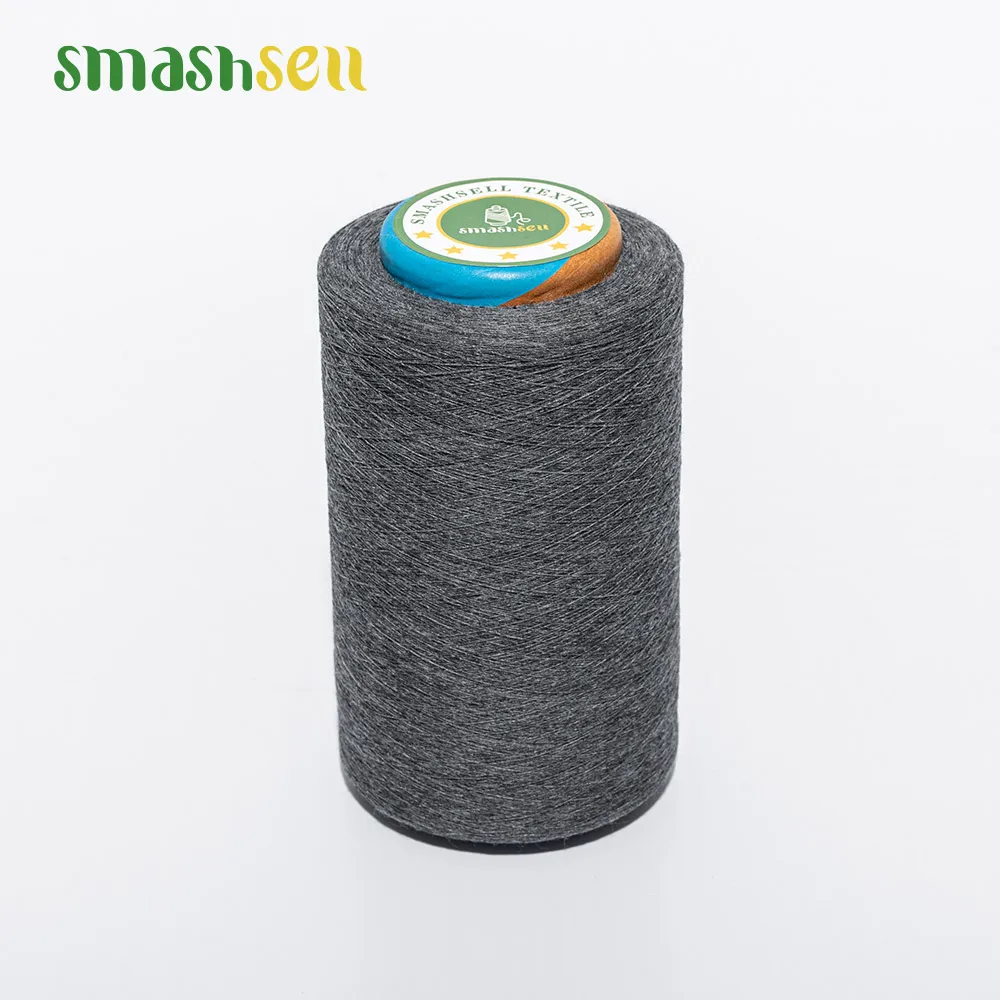 Polyester/Cotton Knitting Yarn Singapore 70/30 Poly/Cotton Knitting Ne 8/1 52/48  Knitting Yarn