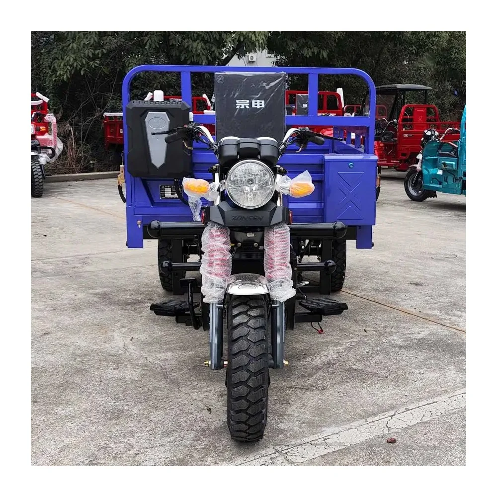 Трехколесный мотоцикл 250cc моторный самосвал трехколесный грузовой бензиновый двигатель